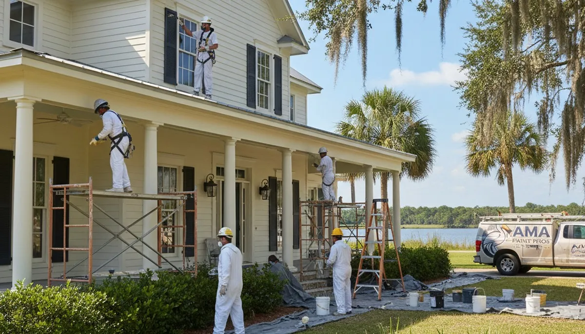 Painting contractors in New Orleans, LA providing professional interior and exterior painting services