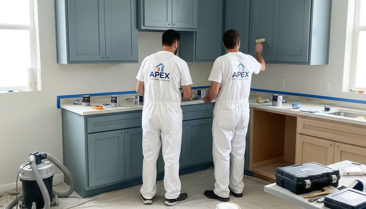 Cabinet painting service in New Orleans, LA for durable, updated kitchen finishes