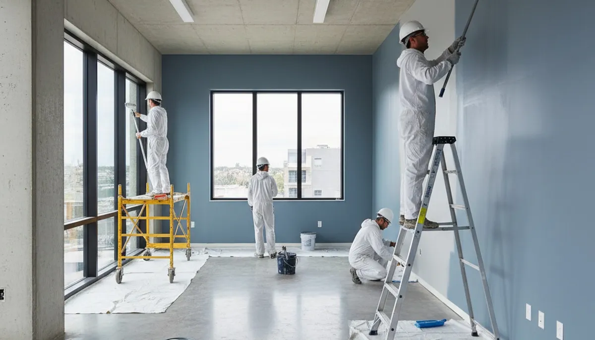 Commercial painting crew serving New Orleans, LA for durable business property coatings