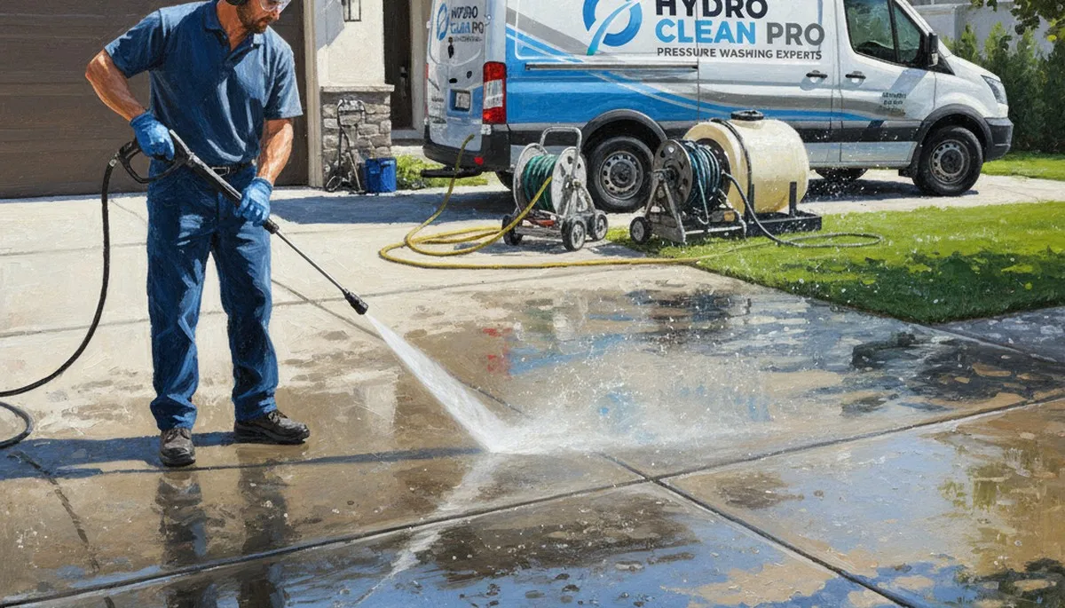 Concrete pressure cleaning in New Orleans, LA for driveways, patios, and walkways
