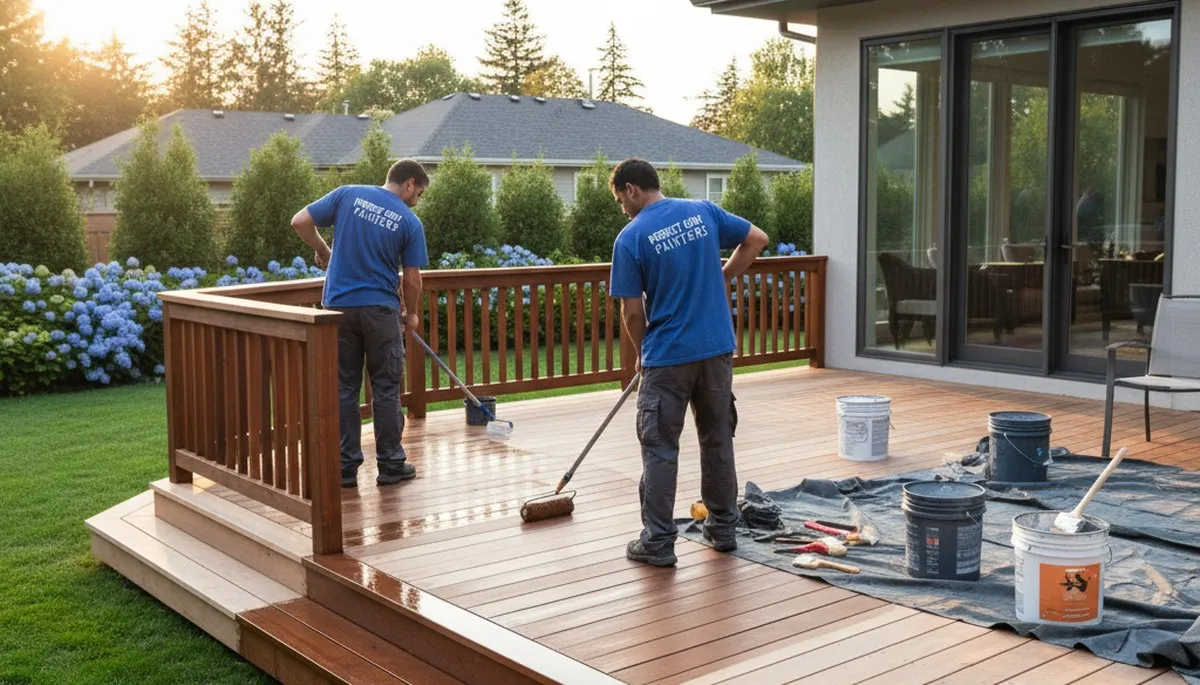 Professional deck staining service in New Orleans, LA for wood protection and curb appeal