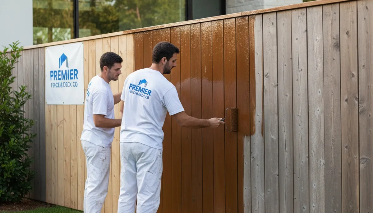 Fence painting in New Orleans, LA by professional painting contractors