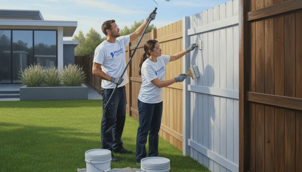 Fence painting in New Orleans, LA by New Orleans Paint Pros for weather-resistant protection