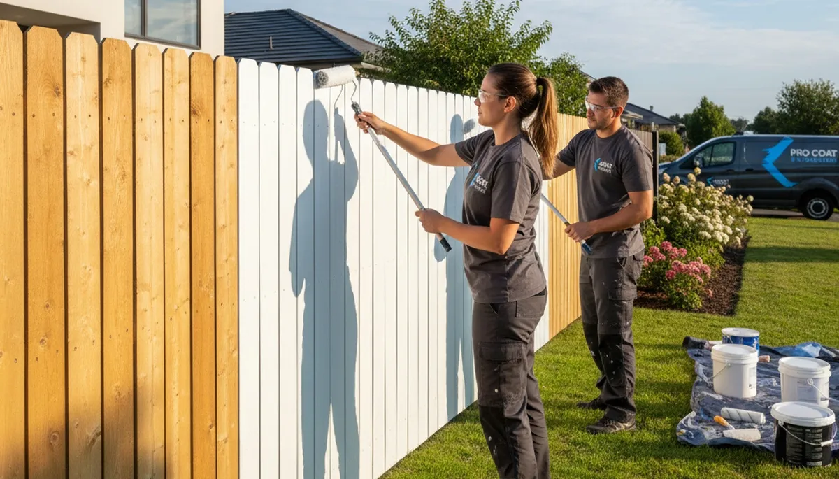 Fence painting service in New Orleans, LA to protect wood from humidity and sun