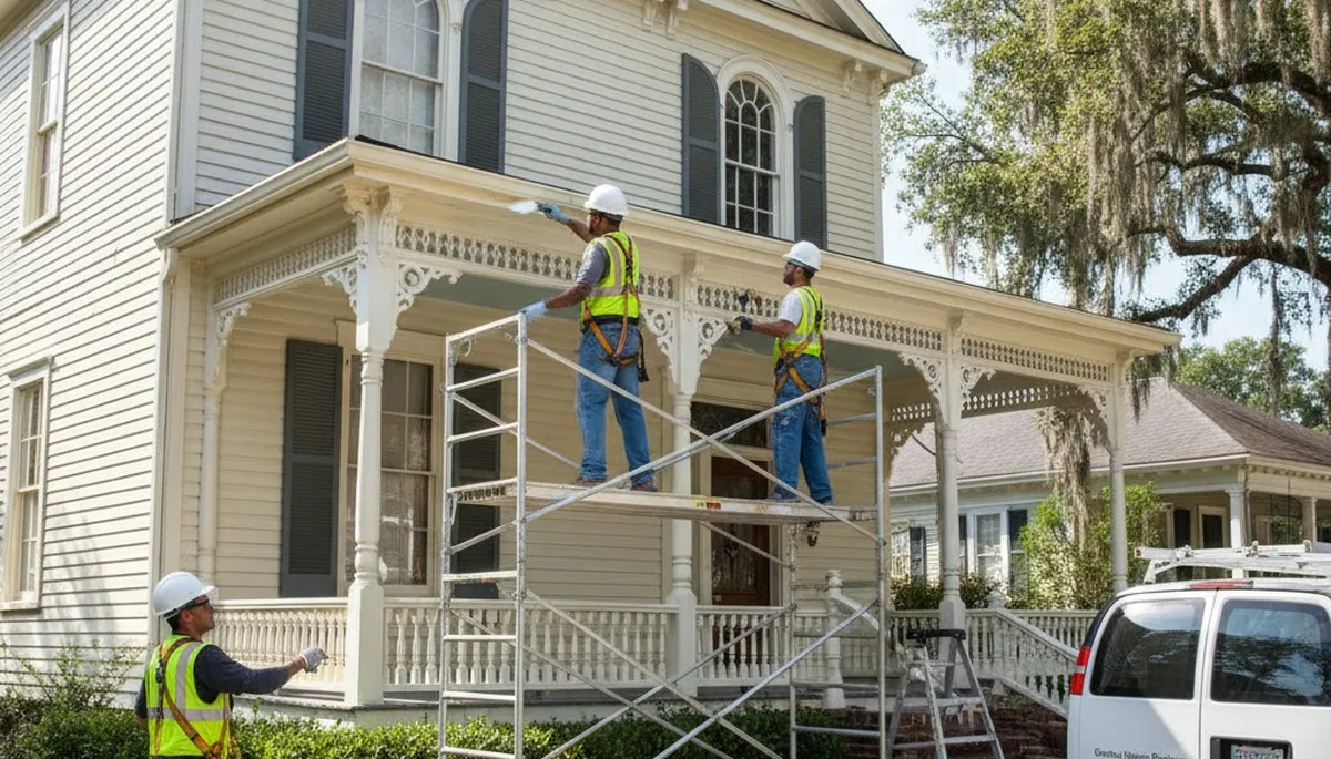 Painting contractor in New Orleans, LA providing professional exterior painting services