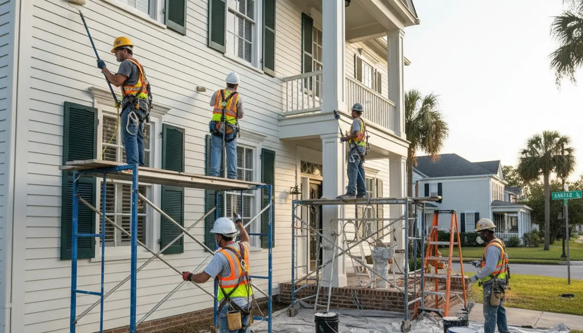 Painting contractors in New Orleans, LA providing professional interior and exterior painting services