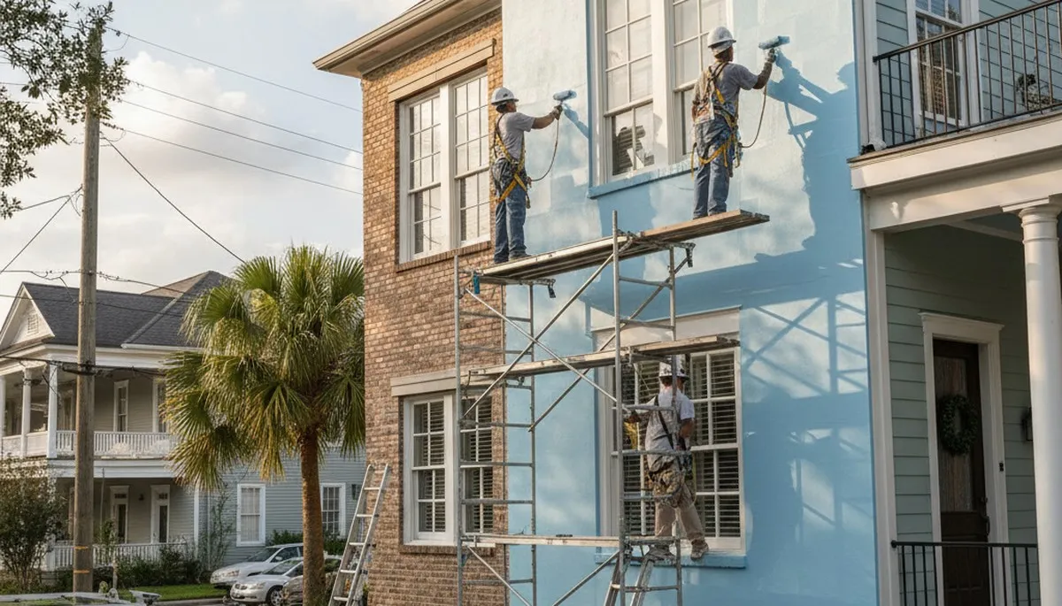 Painting contractors in New Orleans, LA providing professional interior and exterior painting services