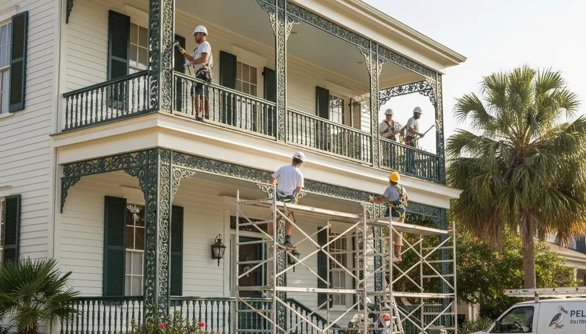 Painting contractors in New Orleans, LA providing professional interior and exterior painting services