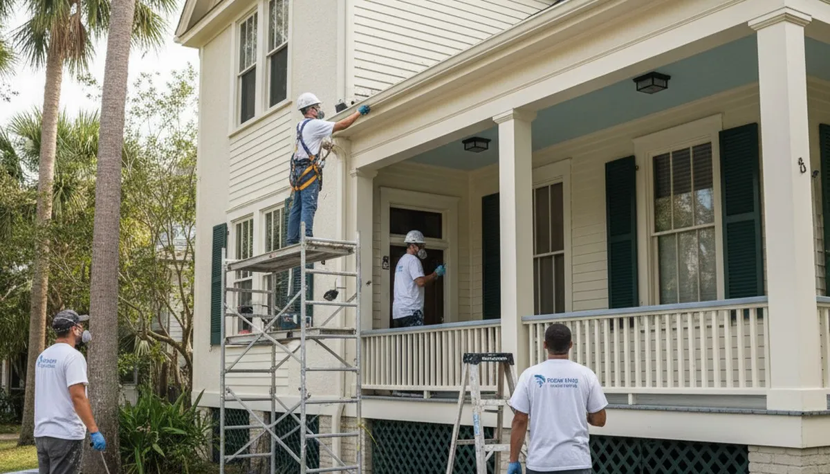 Painting contractors in New Orleans, LA providing professional exterior and interior painting services