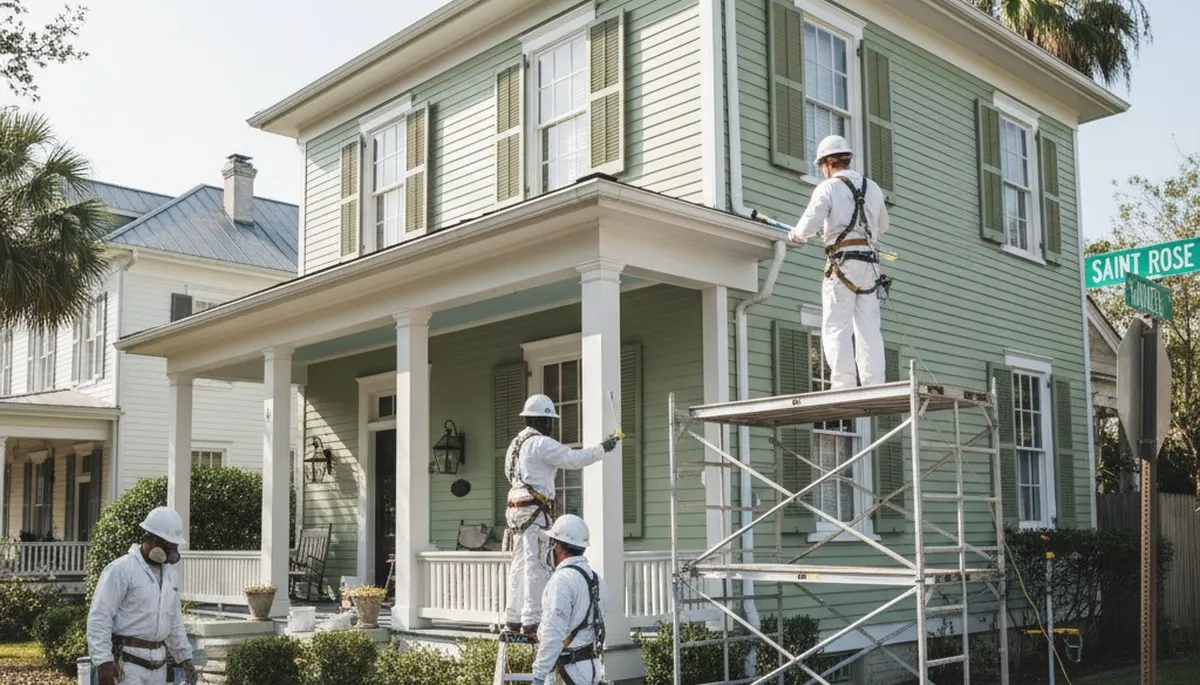 Painting contractors in New Orleans, LA providing professional interior and exterior painting services