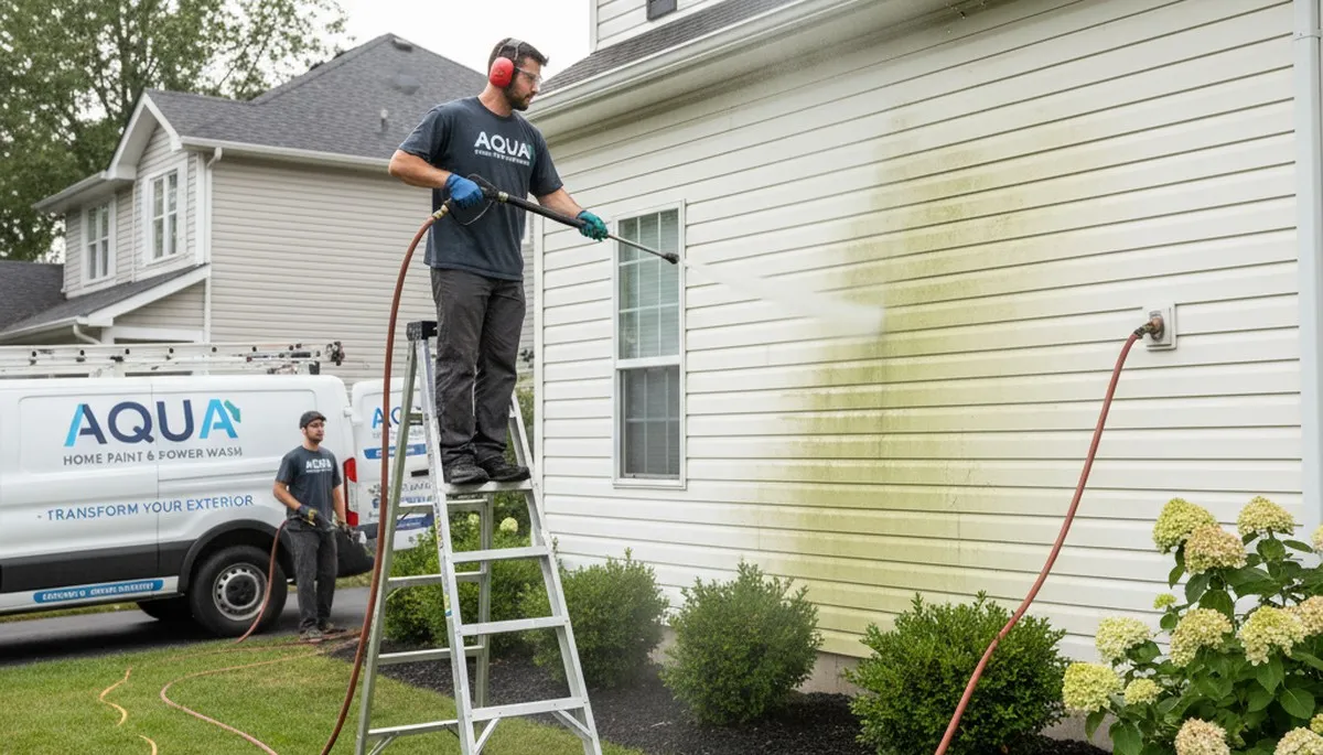 Vinyl siding pressure cleaning in New Orleans, LA for cleaner, well-maintained home exteriors