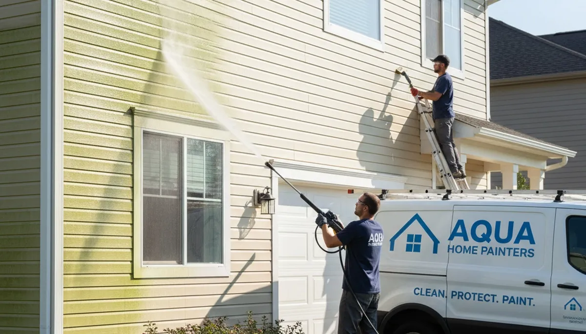 Vinyl siding pressure cleaning in New Orleans, LA by New Orleans Paint Pros