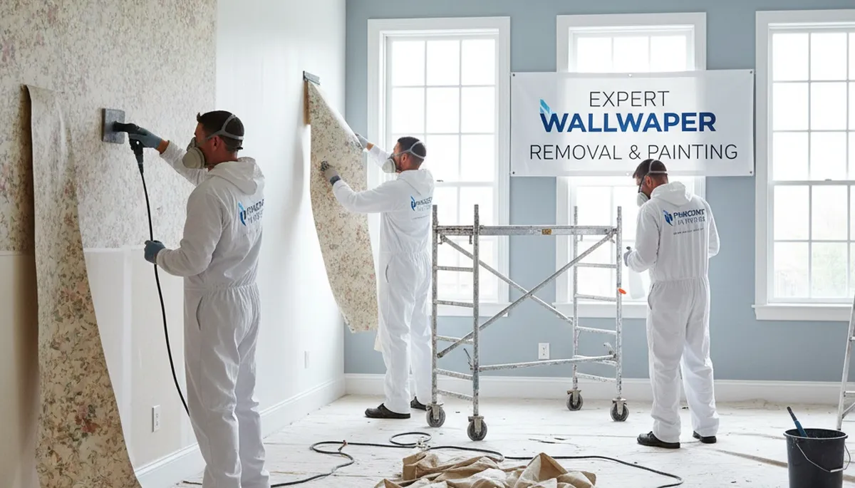 Wallpaper removal service in New Orleans, LA by New Orleans Paint Pros